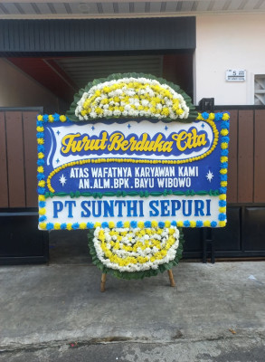 Papan Bunga Duka di Keramat